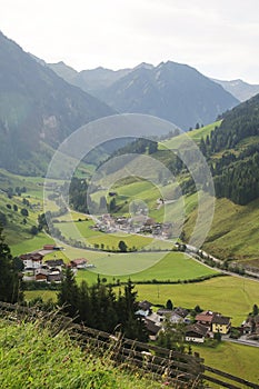 Karteis village, Grossarl valley in the Austrian Alps, Austria