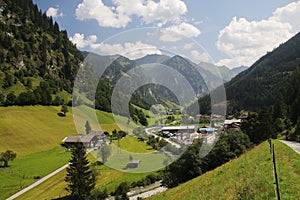 Karteis village, Grossarl valley in the Austrian Alps, Austria