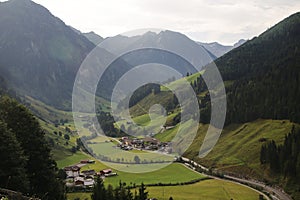 Karteis village, Grossarl valley in the Austrian Alps, Austria
