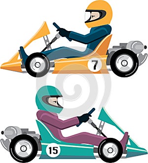 Karting Go Cart race vehicle