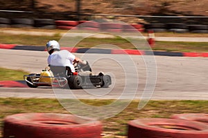 Karting Race speed track