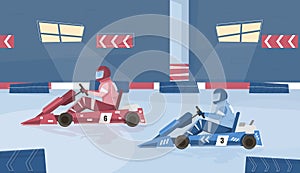 Karting Racing Background