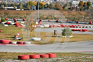 Karting track photo