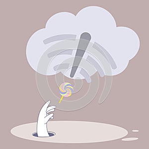 Ooops no internet connection Illustration