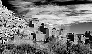 Kasbah Ait Ben Haddou in the Atlas Mountains of Morocco. UNESCO World Heritage Site since 1987. Several films have been