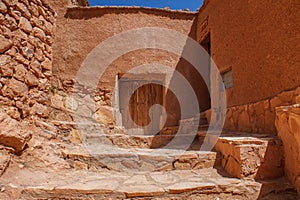 Kasbah Ait Ben Haddou in the Atlas Mountains of Morocco. UNESCO World Heritage.