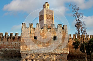 Kasbah of the city of Kasba Tadla in Morocco