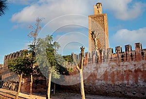 Kasbah of the city of Kasba Tadla in Morocco photo