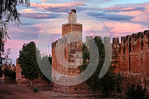 Kasbah of the city of Kasba Tadla in Morocco