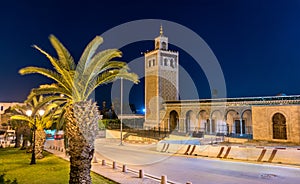 Kasbah Mosque, a historic monument in Tunis. Tunisia, North Africa