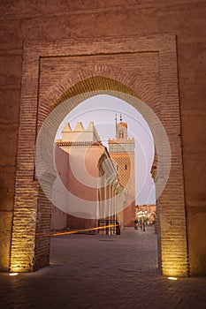 Kasbah Mosque in Marrakesh