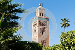 Kasbah Mosque in Marrakesh. Marrakesh, Marrakesh-Safi, Morocco