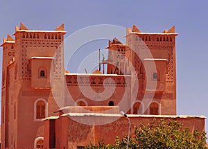 Kasbah palace in Morocco