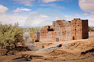 Kasbah in ruins. Skoura. Morocco.