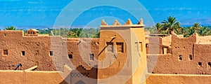 Kasbah Taourirt exterior in Zagora, Morocco