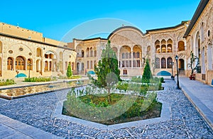 Enjoy the garden of Tabatabaei House, Kashan, Iran