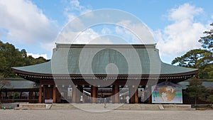 Kashihara Jingu Shrine in Kashihara, Nara, Japan. The Shrine was originally built in 1890