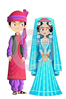 Kashmiri Wedding Couple