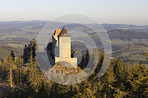 Kasperk castle in Sumava, Czech Republic