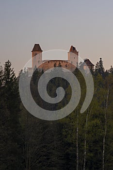 Kasperk castle in Sumava, Czech Republic