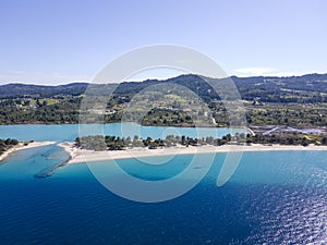 Kassandra coastline near Lagoon Beach, Chalkidiki, Greece