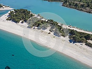 Kassandra coastline near Lagoon Beach, Chalkidiki, Greece