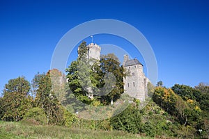 Kasselburg Castle in Vulkaneifel, Rhineland-Palatinate, Germany