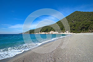 Kastani beach .  Skopelos island . Sporades , Greece