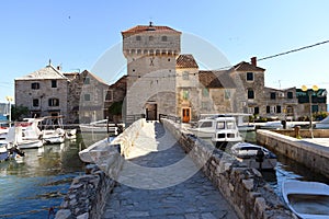 Kastel Gomilica is the oldest town in Kastela bay in Dalmatia, Croatia