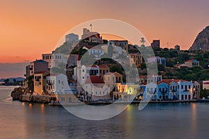 Kastellorizo sunrise , Greek island at dodecanese