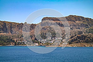 Kastelorizo view from the sea photo