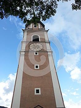 Kastelruth Bell Tower in Sud Tyrol