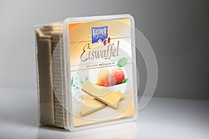 Kastner Eiswaffel waffle, isolated