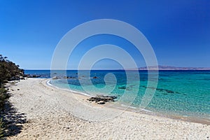Kastraki beach of Naxos, Greece