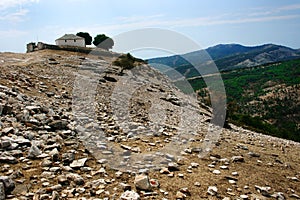 Kastro village church, Greece