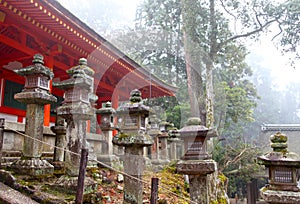 The Kasuga Taisha Grand Shrine in Nara.