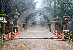 The Kasuga Taisha Grand Shrine in Nara.