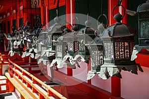 Kasuga-taisha, shrine of one thousand lanterns, Nara prefecture, Kansai, Japan