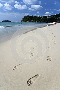 Kata beach background phuket island thailand