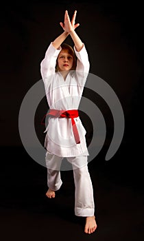 Kata karate girl