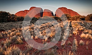 Kata Tjuta the Olgas. Northern Territory, Australia