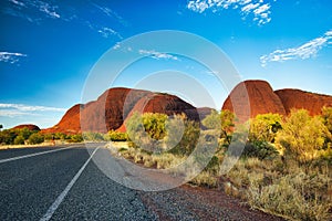 Kata Tjuta, olgas, and ulurur Rock National Park in Australia