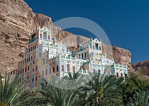 Kataira colorful hotel in Wadi Doan, Hadramaut, Yemen