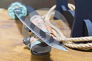 Katana samurai sword. Honor of the samurai.