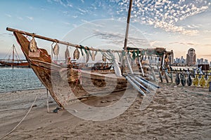 Katara Traditional Dhow Festival in Katara cultural village,Doha,Qatar.