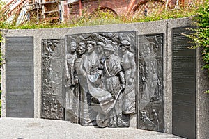 Kate Sheppard Memorial in Christchurch, New Zealand