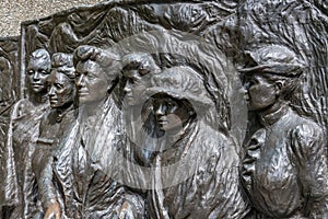 Kate Sheppard Memorial in Christchurch, New Zealand