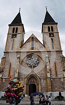 Katedrala - the Cathedral and baloons