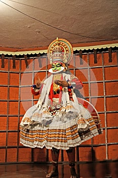 Kathakali tradional dance actor