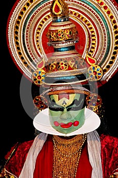 Kathakali tradional dance actor photo